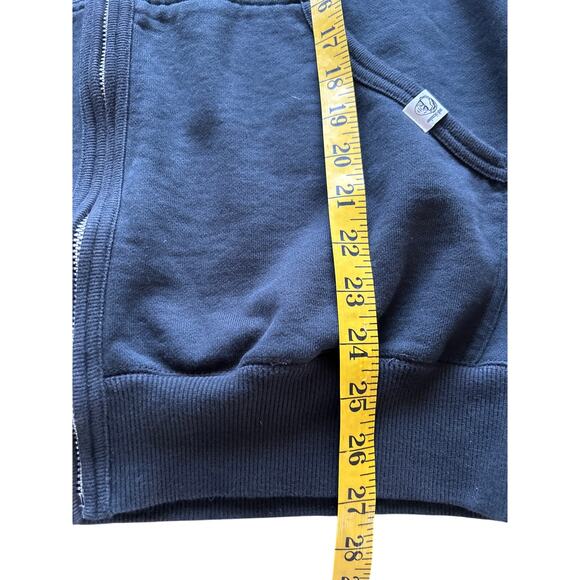 Adidas Adi Dassler Black Zip Up Hoodie with Yellow Emblem Zipper Pull - Picture 9 of 9